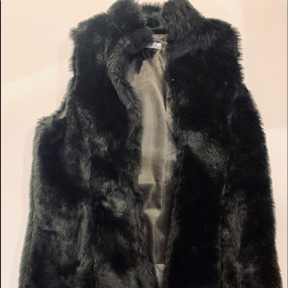 Vintage Havana Fur Vest. Size xs